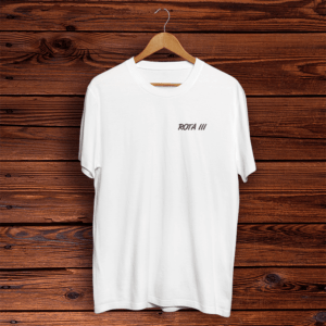 Camiseta Rota Branca logo Mini